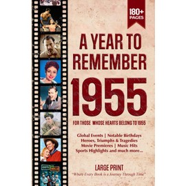 A Year To Remember 1955 History Book: A Heartfelt Gift for Milestone Birthdays, Anniversaries, and Cherished Moments with Mom, Dad, Grandparents, and Dear Friends