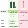 Classic Yoga Mat Bag Adjustable Shoulder Carry (Green)