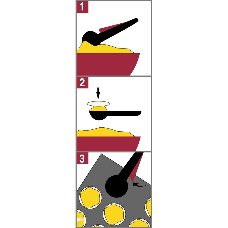 Fackelmann Makronator, Makronen-Portionierer, Teigportionierer