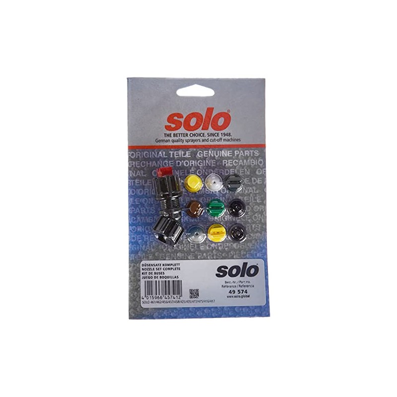 Nozzle Set with 9 Nozzles for Solo Syringes