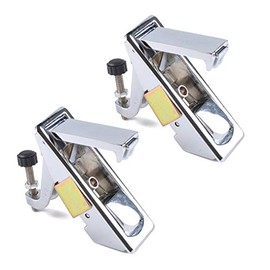 LITEMATIRA RV Compression Lock Latch - Stainless Steel Hardware Accessories for Toolbox Camper Trailer Truck Caravan, 2PCS (Without Key Silver)