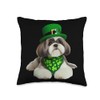 Shih Tzu Dog St Patrick's Day Shamrock Saint Paddy's Owner