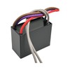 2Pcs C61 5 Wire 250VAC Ceiling Fan Capacitor C61 4.5uF+5uF+6uF
