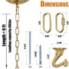 Omytie 6 Ft Heavy Duty Hanging Chain Kit with Connection