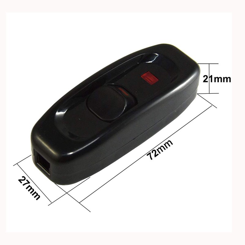 WPJCS Inline Cord Switch AC 250V 10A Switch On Off