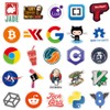 Sanmatic 72pcs Laptop Sticker for Developers Programming Language Includes Sticker