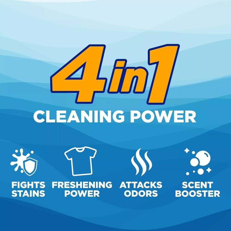 ARM & HAMMER Liquid Laundry Detergent Soap, Clean Burst, 200