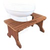 Step and Go Bamboo Squatting Toilet Stool for Potty Aid