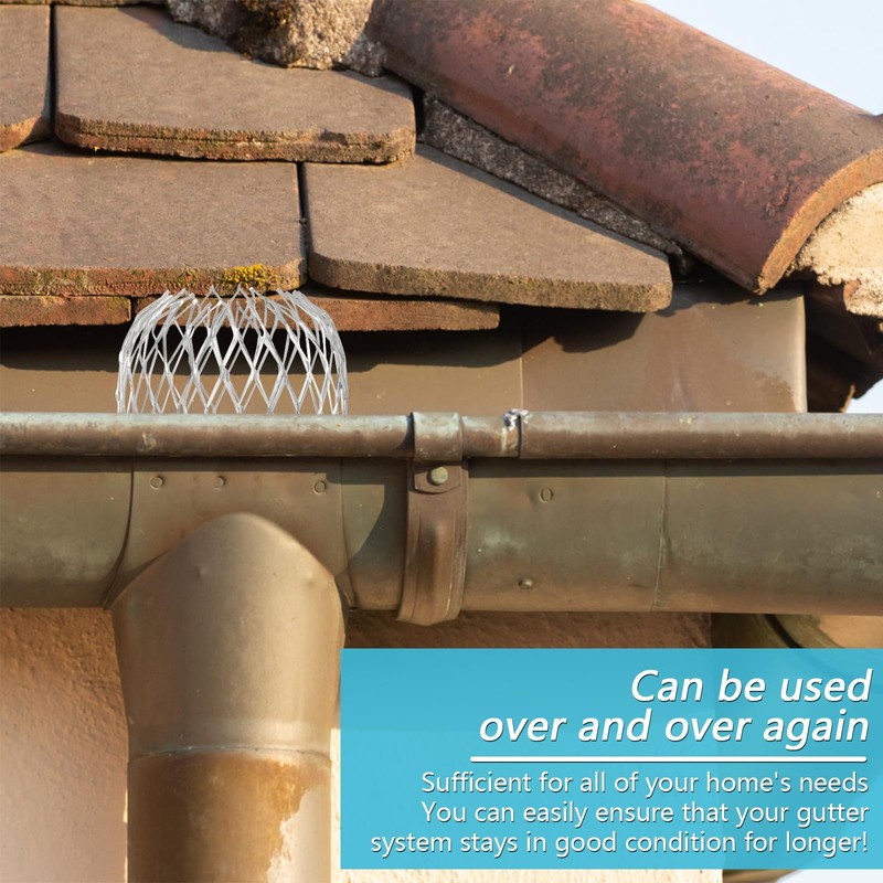 Downpipe Protection Gutter Protection Aluminium Rain Pipe Protection Gutter Protection