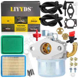 LIYYDS Carburetor Compatible with 214706 214706T 215369 215434 792970 798654 811056 12211 Intek 190 850 Engine 020382 Pressure Washer Poulan Pro PRRT850 96092001301 Tiller Filter