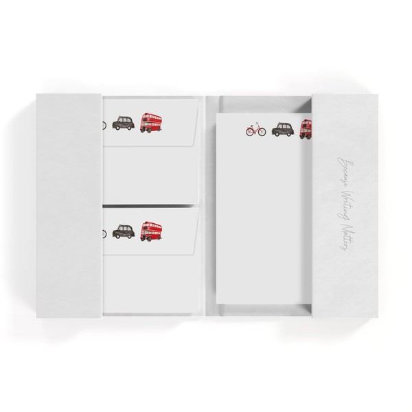 Me Loovely London Travel Letter Writing Paper and Envelopes Set