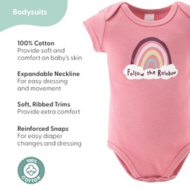The Peanutshell Baby Layette Gift Set for Girls - 23 Piece New Born Girl Gift Set, Baby Clothes & Newborn Essentials Must Haves - Newborn Clothes 0-3 Months - Rainbow Safari