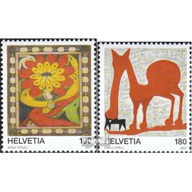 Prophila Collection Switzerland 2012-2013 (complete edition) stamped 2007 outsider art (stamps for collectors) painting