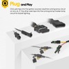 Upgraded 97109-0925 Daytime Running Light DRL Adapter Wiring Harness Fits