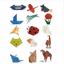 Origami 200 Sheets Both Sides Same Color Origami 10 Colors/Single Color Origami Set Colorful Paper Art Chiha Crane Decoration DIY Craft (10 Colors, 5.9 x 5.9 inches (15 x 15 cm)