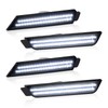 DERMOKA LED Side Marker Lights Front Rear White Bumper Parking