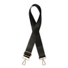 Mitas Bag Strap, Black, Metal Fittings, Gold, Shoulder Strap, Single