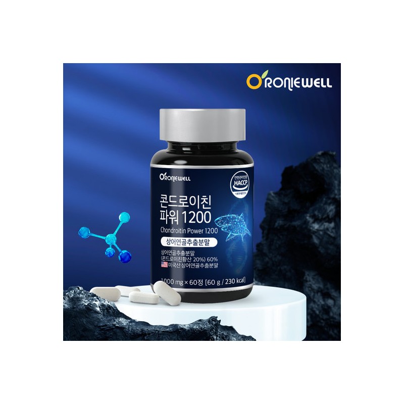 Ronniewell Roniwell Chondroitin Power 1200 60 Tablets / 로니웰 콘드로이친