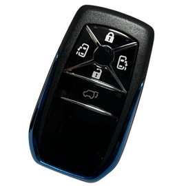 RiNan. Universal Smart Key Case Toyota Lexus Cover 5 Buttons Blue Current Design Alphard Vellfire Estima Noah Voxy