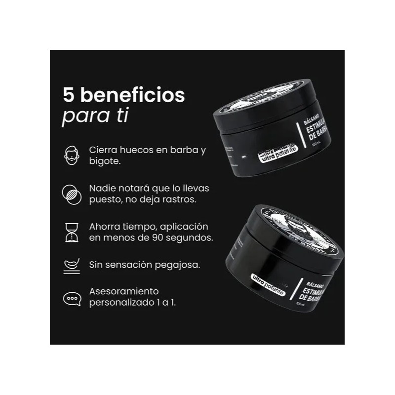 Pack 2 Bálsamo Para Barba - Cuidado Intenso 100ml