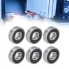 10Pcs Deep Groove Ball Bearing Rubber Seals Extra Light Series