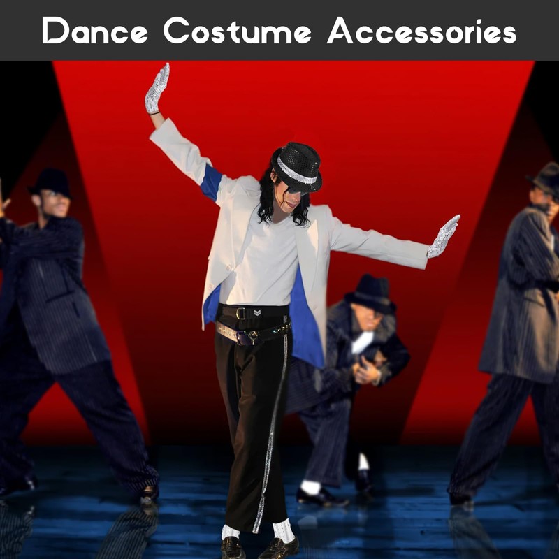 7PCS Costume Accessories Adults (7PCS MJ Costume Accessories Adults)