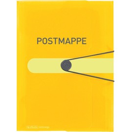 Elastic Folder A4 Polypropylene Transparent Yellow Easy Orga to Go
