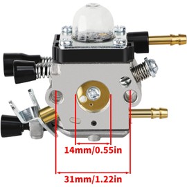 HUSWELL BG55 Carburetor Air Filter kit Compatible with Stihl BG85 SH85 SH85C Gas Blower Stihl SH55 BG55Z Leaf Blower 42291200606 Zama C1Q-S68 Carburetor