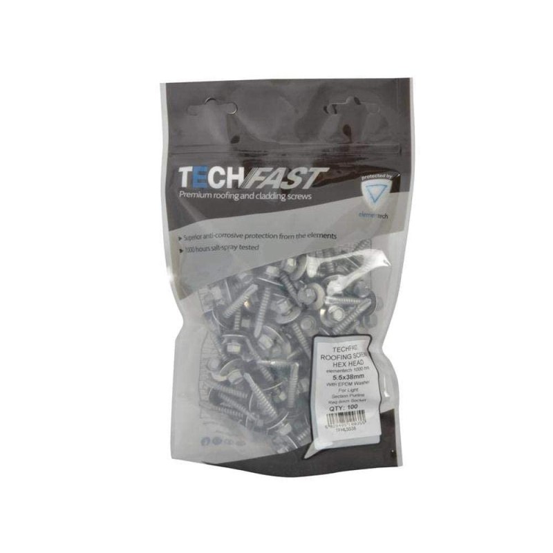 TechFast Light Duty Sheet to Steel Roofing Screws | 5.5