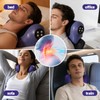 Heated Neck Massager, 3 Vibration Modes Neck Traction Device Portable