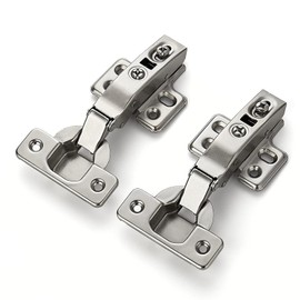 Ravinte 60 Pack 30 Pairs European Kitchen Cabinet Hinges Soft Close Full Overlay Door Heavy-Duty Frameless Adjustable Concealed Cabinet Cup Hinges