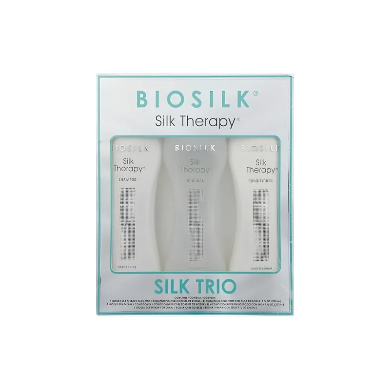 Bio Silk Therapy Trío Shampoo Y Acondicionador Leave-in 7oz.