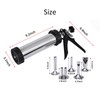 iChase 1.5LB Large Capacity Jerky Gun Kit, Stainless Steel Beef
