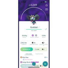 Pokémon Go | Grafaiai (Shroodle evolution) | Trade 20K Stardust (Random)