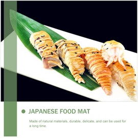 DOITOOL Pack of 100 Sushi Bamboo Leaves Banana Leaves Making Zongzi Kit Plate Decorations Holiday Party for Cooking