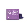 Kaweco Fountain Pen Ink Cartridge Refill Pack of 6 Purple