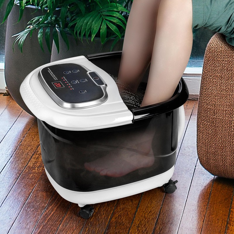 Foot Spa Massager with Heat for Stress Relief, Feet Bath
