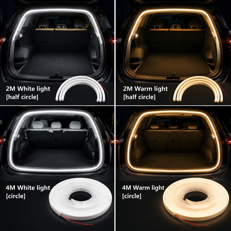 Car Trunk LED Light Strip for Interior Lighting – Flexible