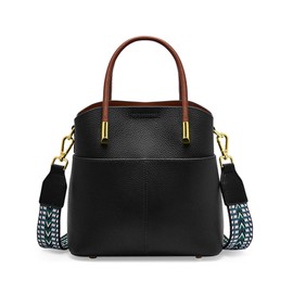 MFFOR Women's Shoulder Bag, 2-Way Genuine Leather Handbag, Comes with 2 Different Belts, Comes with Bottom Studs, Crossbody Bag, Casual, Simple, Stylish, Crossbody Bag, Popular, Commuting to Work,