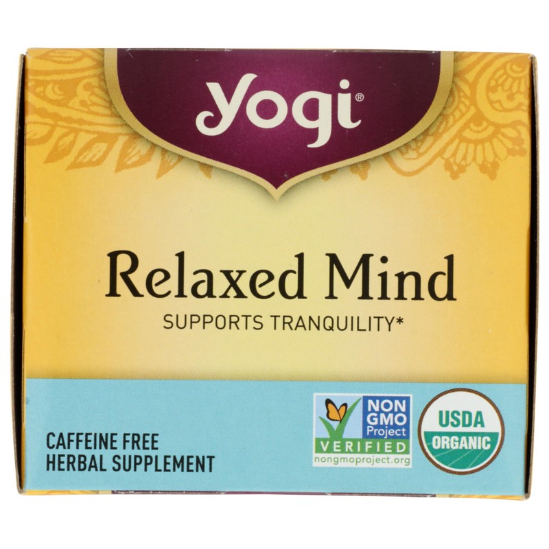 Yogi Tea, Relaxed Mind, 16 Count, Packaging May Vary