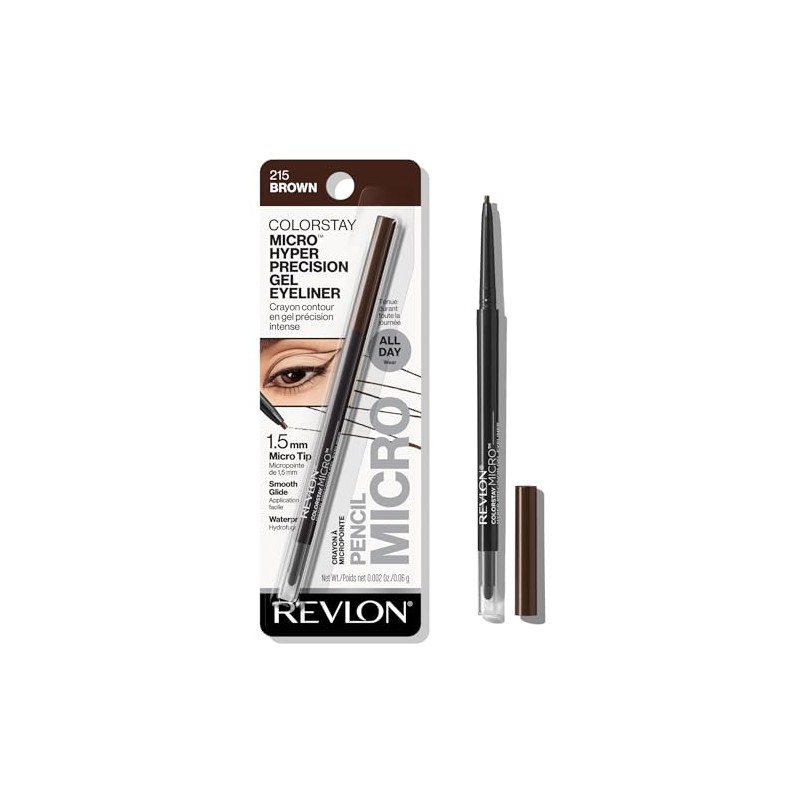 Revlon Colorstay Micro hyper Precision Gel Eyeliner, resistente al agua,