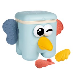 Smoby Little Kaboom Cube (15 x 18 cm) - Funny Plug-In Toy for Children from 18 Months, Animal Cube with 15 Plug-In Shapes for Elephant, Koala and Toucan