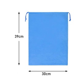 8Pcs Portable Drawstring Shoe Bags, Medium Fabric Pouches for Travel Storage of Shoes, Boots, High Heels, Socks (Multiple Colors)