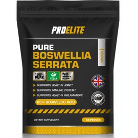 Boswellia Serrata Extract 10,000mg – 65% Boswellic Acid (500mg per Capsule) | Joint Care Supplements | 60 Capsules (2 Months Supply) | Indian Frankincense Resin | by PROELITE