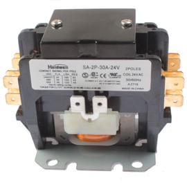 Holdwell SA-2P-30A-24V 2 Pole 20 Amp 25 Amp 30 Amp 24V Coil Definite Purpose Air Conditioner Contactor