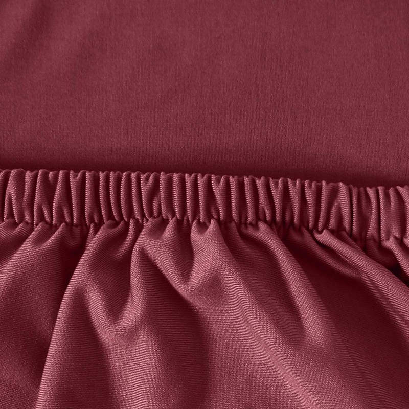 VOSAREA Claret Office Chair Covers Stretch Computer Desk Chair Slipcovers
