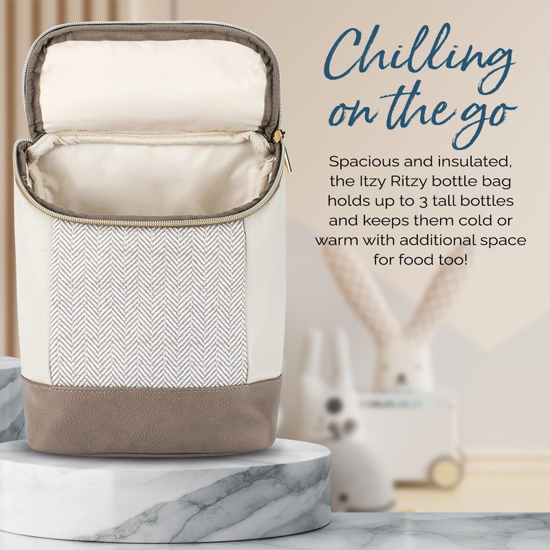 Itzy Ritzy Insulated Bottle Bag – Keeps Bottles Warm or