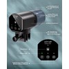 Automatic Fish Feeder Dispenser for Aquarium: 200ml Large Capacity Auto
