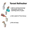 Torani Sugar Free Syrup, Soda Flavors Variety Pack, 25.4 Ounce