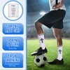 Jetec 4 Pairs Cross Grip Soccer Socks with 4 Cards